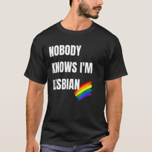 Camiseta Ninguém Conhece Lésbica IM - Orgulho Lgbt