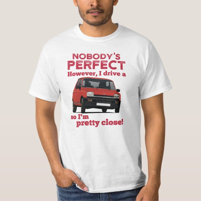 Camiseta Ninguém é perfeito com R5 Mk1 (Frente)