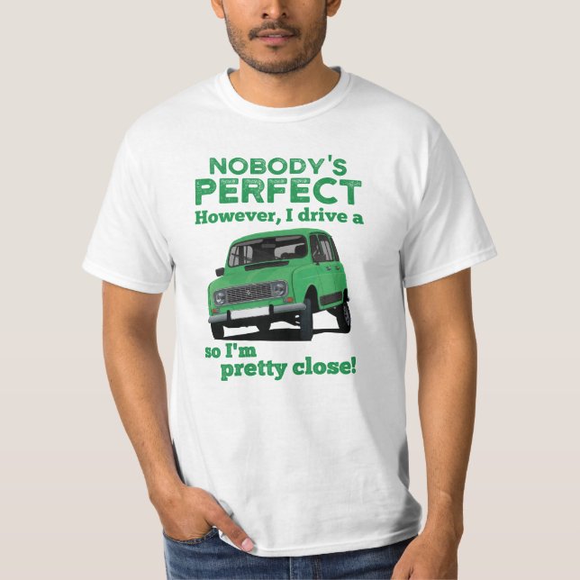 Camiseta Ninguém é perfeito com R 4L (Frente)