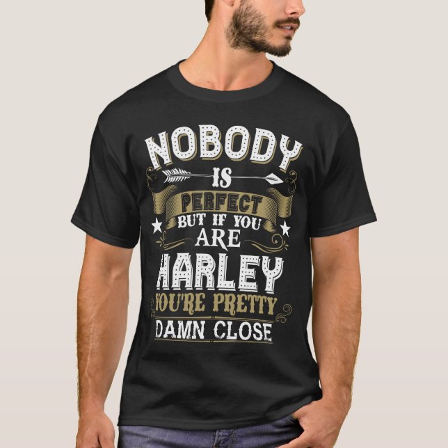 Camiseta Ninguém É Perfeito, Mas Você É O Nome Da Família H (Frente)
