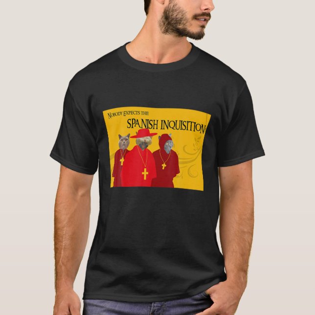 Camiseta Ninguém Espera A Inquisição Espanhola (Frente)