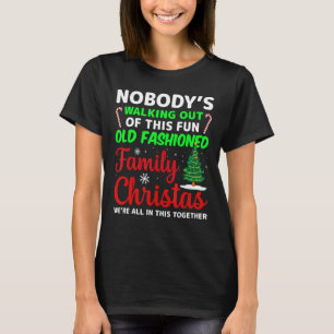 Camiseta Ninguém está saindo neste Cristo Divertido da Famí