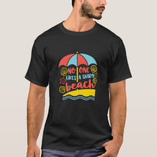 Camiseta Ninguém Gosta De Férias De Verão Em Praia Shady Su