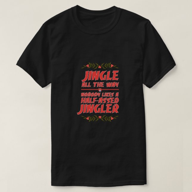 Camiseta "Ninguém Gosta de um Tocador de Sinos Sem Entusias (Frente do Design)