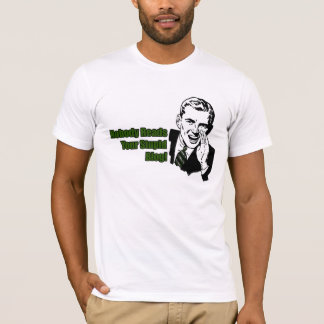 Camiseta Ninguém lê seu blogue estúpido