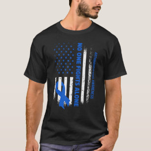 Camiseta Ninguém luta contra Arthrogryposis sozinho EUA Fla