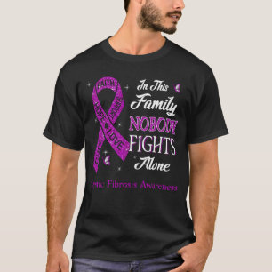 Camiseta Ninguém Luta Sozinho Pela Consciência Da Fibrose C