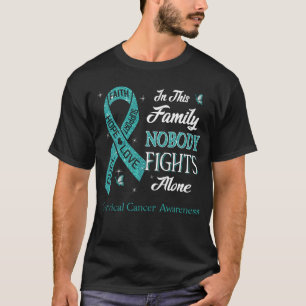 Camiseta Ninguém Luta Sozinho Pela Consciência Do Cancer