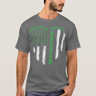 Camiseta Ninguém Luta Usa Bandeira Coração Sozinha Saúde Me