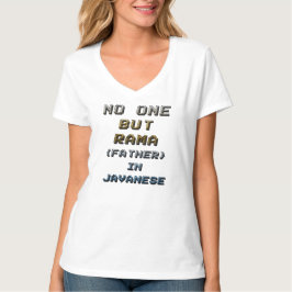 CAMISETA NINGUÉM, MAS RAMA, PAI EM JAVANÊS 2