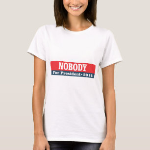 Camiseta Ninguém para o presidente 2016