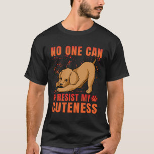 Camiseta Ninguém Pode Resistir À Minha Bonita Poodela Cão E