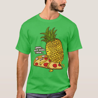 Camiseta Ninguém Precisa Conhecer Pizza Havaiana Engraçada.
