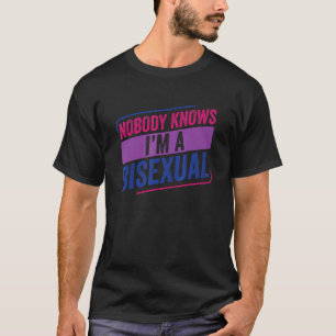 Camiseta Ninguém Sabe Bandeira Do Orgulho Bissexual