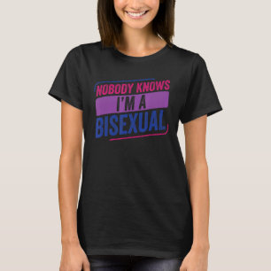 Camiseta Ninguém Sabe Bandeira Do Orgulho Bissexual