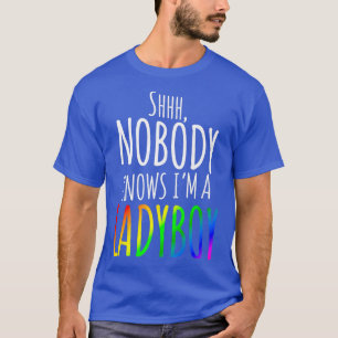 Camiseta Ninguém sabe que eu sou um Menino LGBTQ Orgulho LG