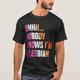 Camiseta Ninguém sabe que sou lésbica lgbt bisexual primo