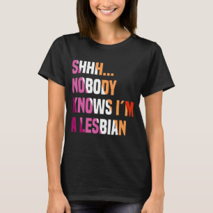Camiseta Ninguém sabe que sou lésbica lgbt bisexual primo