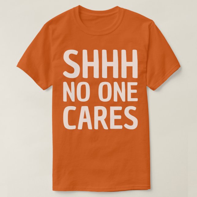 Camiseta Ninguém se importa (Frente do Design)