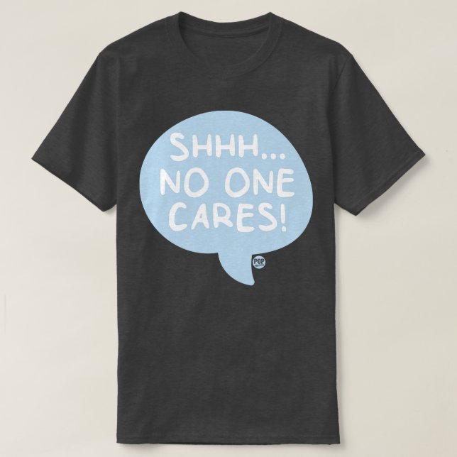 CAMISETA NINGUÉM SE IMPORTA (Frente do Design)
