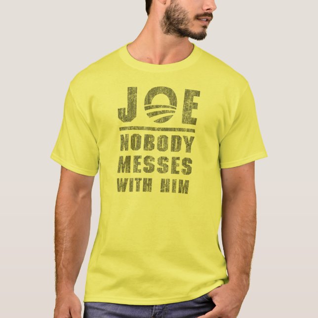 Camiseta Ninguém suja com JOE BIDEN (Frente)