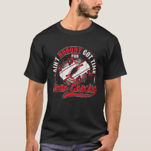Camiseta Ninguém tem tempo para cheques de engrenagens