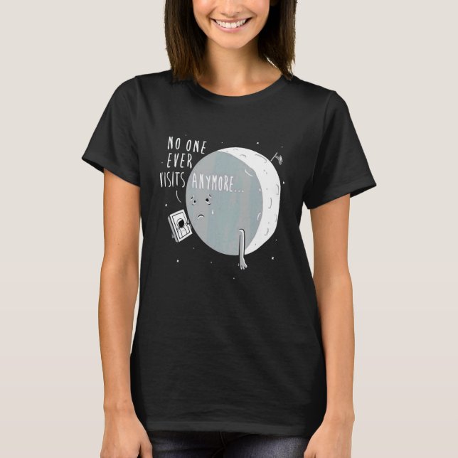 Camiseta Ninguém Visita Mais Aterrissagem Lua (Frente)