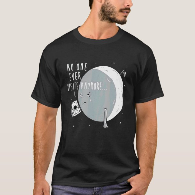 Camiseta Ninguém Visita Mais Aterrissagem Lua (Frente)