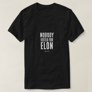 Camiseta Ninguém votou no Elon - Um MisterP Shirt
