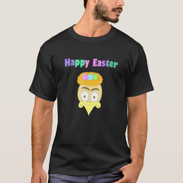 Camiseta Ninho de Galinha de Páscoa (Frente)
