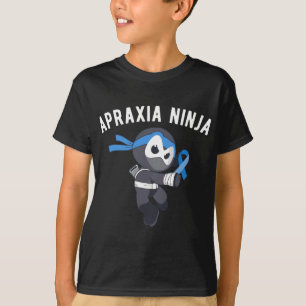 Camiseta Ninja Apraxia Perturbação de Sensibilização Ninjut