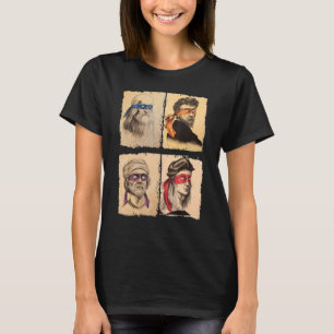 Camiseta Ninja Artists Poster Style Pop