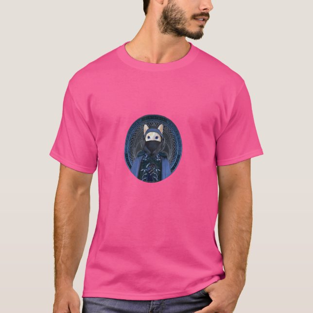 Camiseta Ninja Assassin Kitten Flame Point Siamês Cat Warr (Frente)