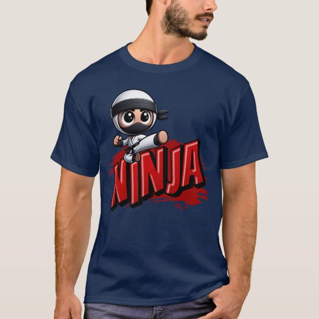 Camiseta Ninja - Assassino Silencioso (Frente)