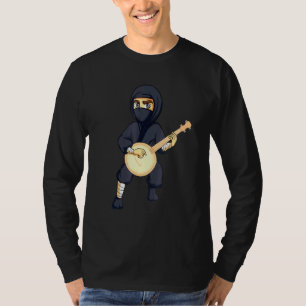Camiseta Ninja Banjo Musical Instruments Men Women Kids