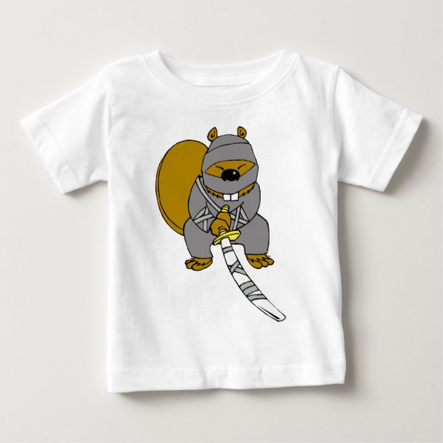 Camiseta Ninja Beaver (Frente)
