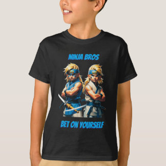 Camiseta Ninja Bros Aposte em Si Mesmo Juventude