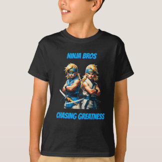 Camiseta Ninja Bros Perseguindo a Grandeza Juventude