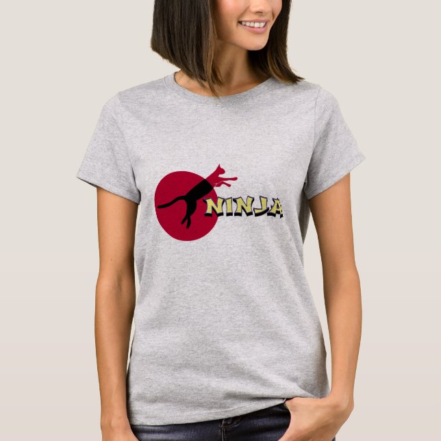 Camiseta Ninja Cat (Frente)