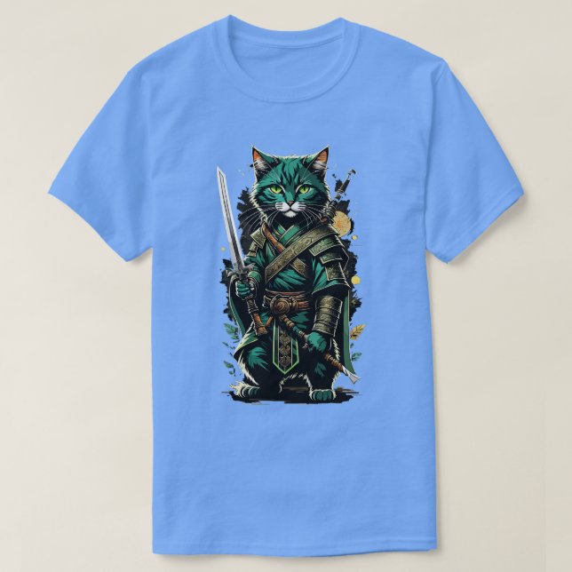 Camiseta Ninja Cat (Frente do Design)