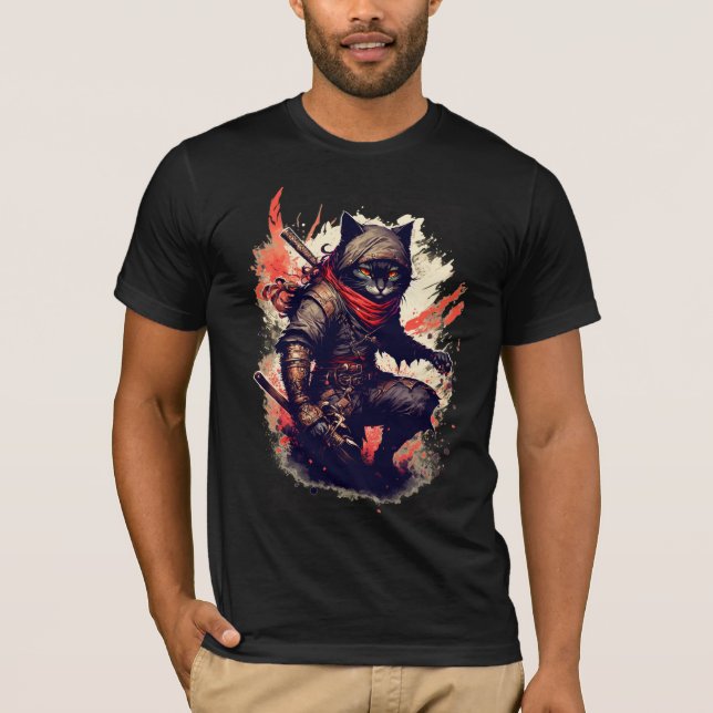 Camiseta Ninja Cat Hero (Frente)
