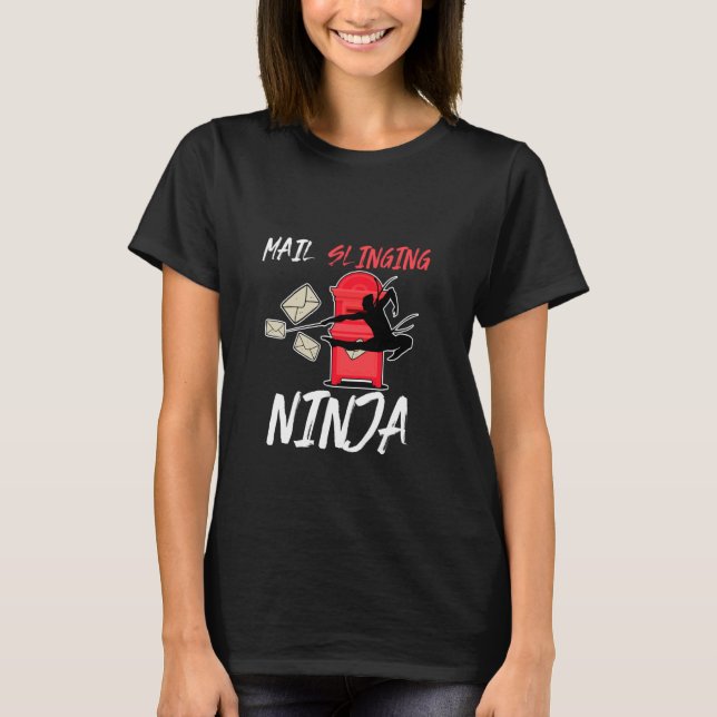 Camiseta Ninja de Sling de Correio (Frente)