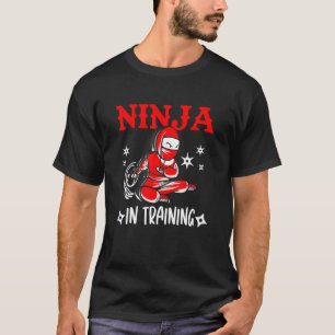 Camiseta Ninja Em Treinamento Para Shinobi Kids Karate