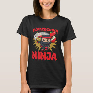 Camiseta Ninja Ensino em Casa Mãe Professora Educadora S