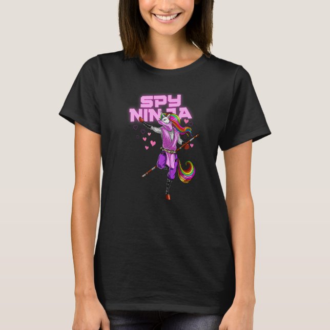 Camiseta Ninja Gamer Unicorn Ninja Ninja (Frente)