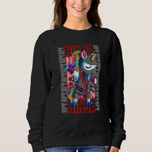 Camiseta Ninja Gamer Unicorn Ninja Ninja (Frente)
