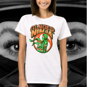 Camiseta Ninja Gengibre Feminino