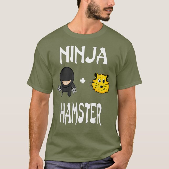 Camiseta Ninja HAMSTER HAMSTER Ninja (Frente)