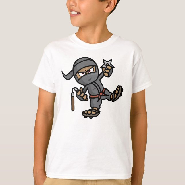 Camiseta Ninja Kids American Roupa T Shirt (Frente)