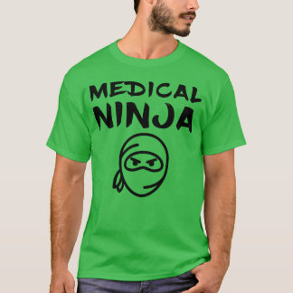 Camiseta Ninja Médico Divertido Futuro Novo Presente de Méd